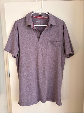 Hawker Rye Men's Heather Polo Shirt - Plum